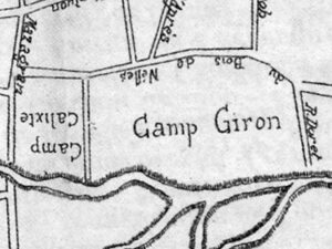 F camp giron carte 1900