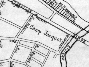 H camp Jacquot carte de 1900